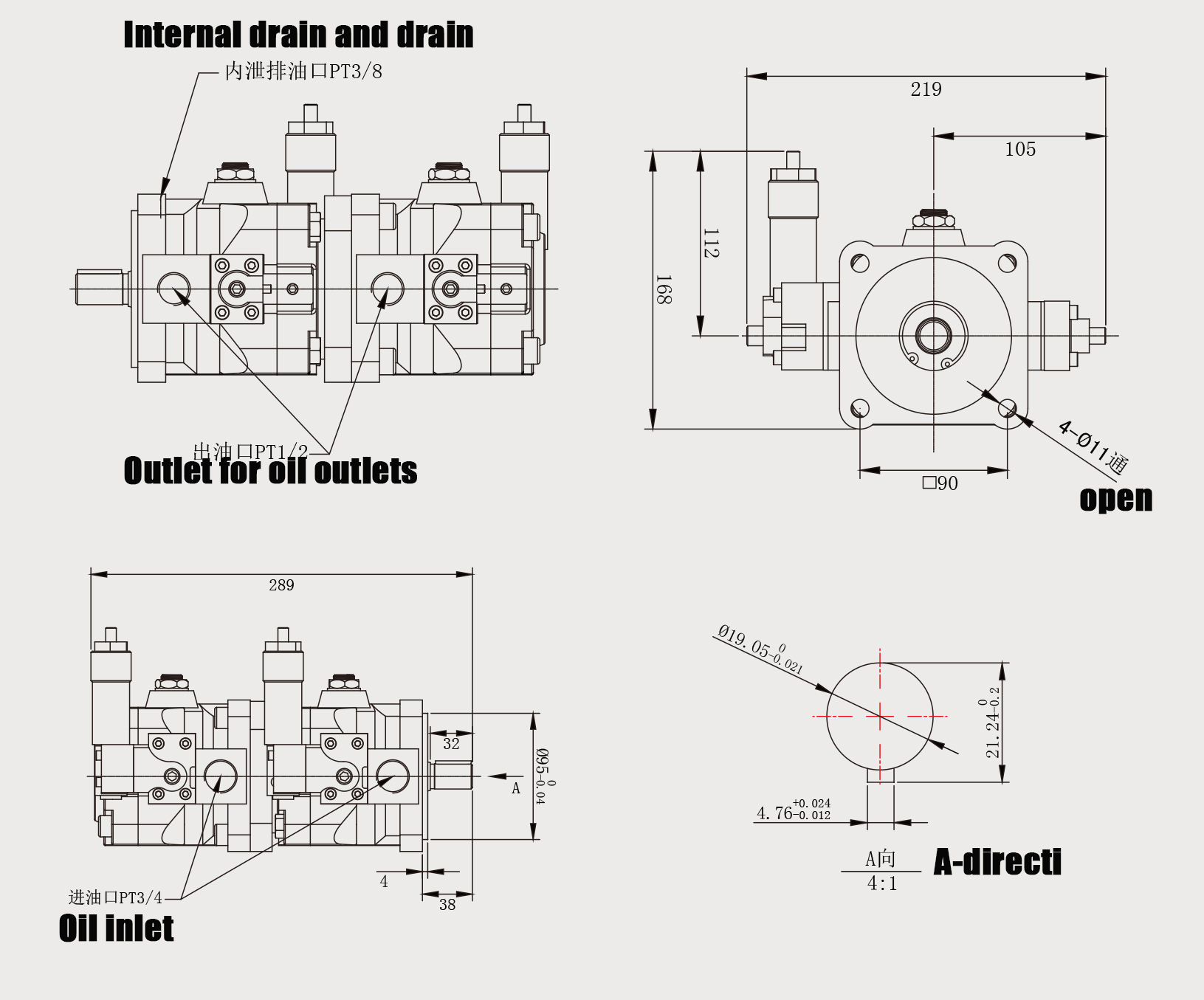 Variable vane pumps(HVP-40-40-140)
