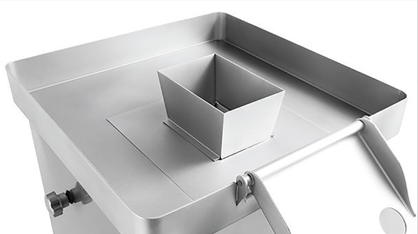 ALL STAINLESS STEEL MEAT SLICE CUTTER WITH DOUBLE BLADES