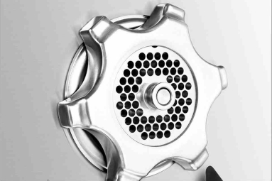 CONCAVE-CONVEX MEAT GRINDER ADN SLICER