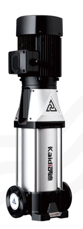 Vertical multistage pipeline pump