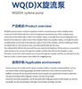 WQ(D)X cyclone pump