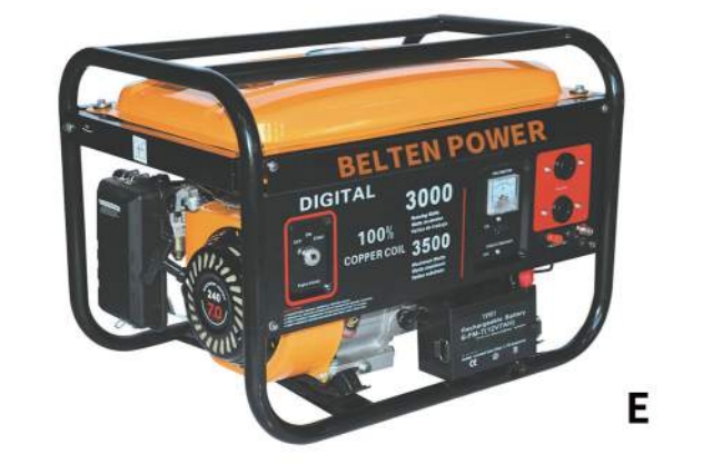GASOLINE GENERATOR 2-3KW